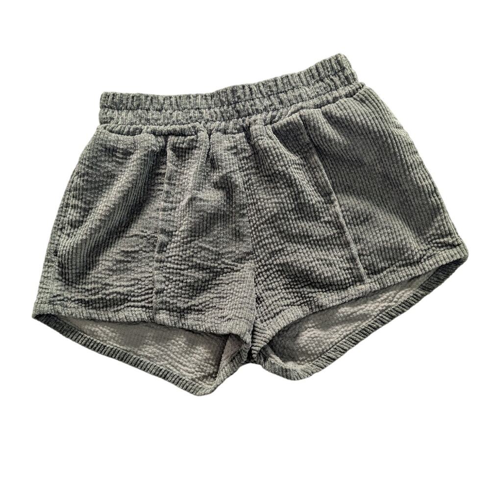 KORI America Green Cordoury Midrise Shorts size Small